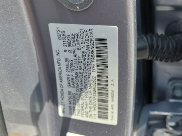 2021 Honda Accord Sport