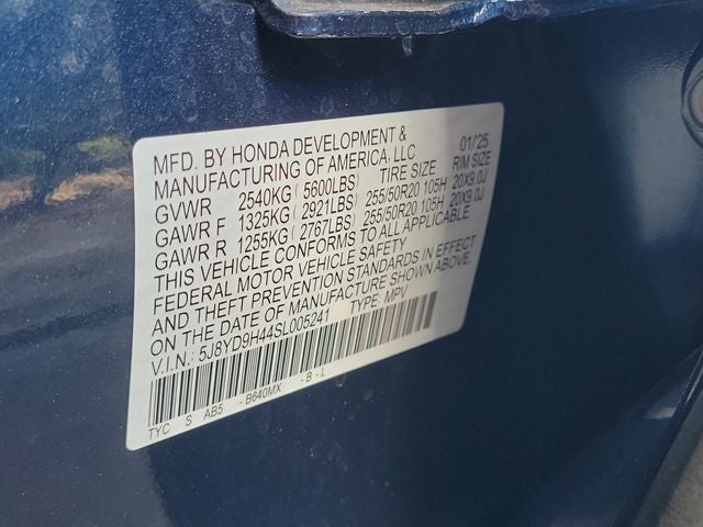 2025 Acura MDX Technology Package
