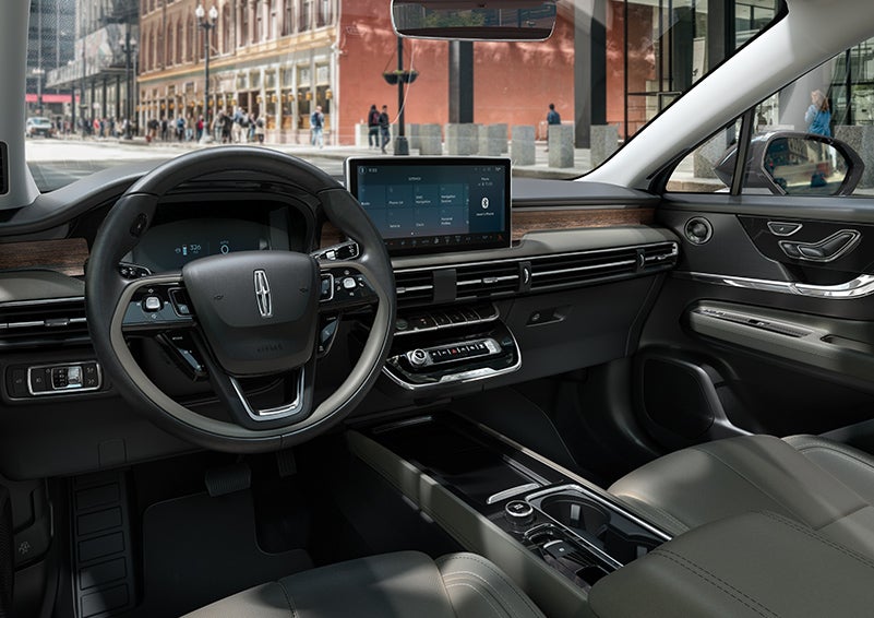 The interior dashboard of 2024 Lincoln Corsair® SUV is shown here. | Lincoln of Cutler Bay in Miami FL