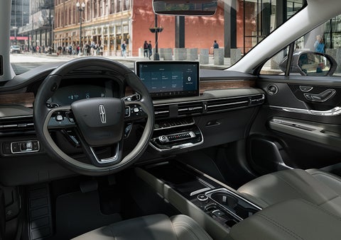 The interior dashboard of 2024 Lincoln Corsair® SUV is shown here. | Lincoln of Cutler Bay in Miami FL