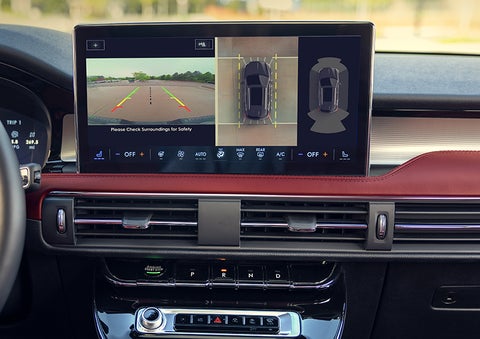 The driver of a 2024 Lincoln Corsair® SUV is shown selecting the drive mode. | Lincoln of Cutler Bay in Miami FL