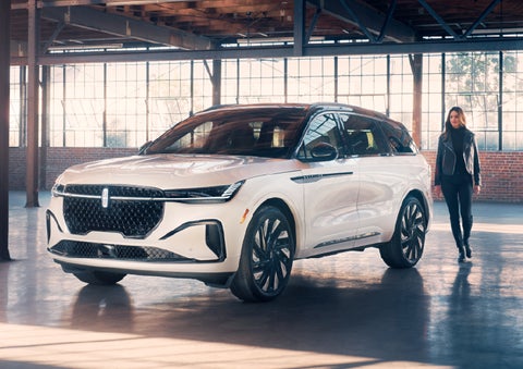 A person approaches a 2025 Lincoln Nautilus® SUV. | Lincoln of Cutler Bay in Miami FL