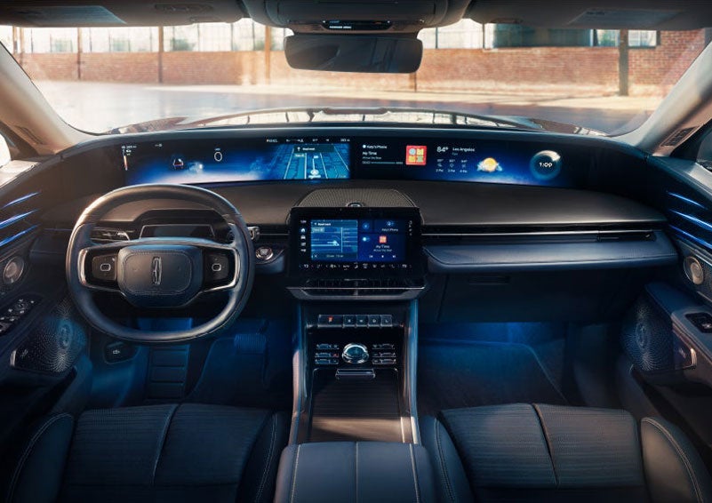 The panoramic display is shown in a 2025 Lincoln Nautilus® SUV. | Lincoln of Cutler Bay in Miami FL