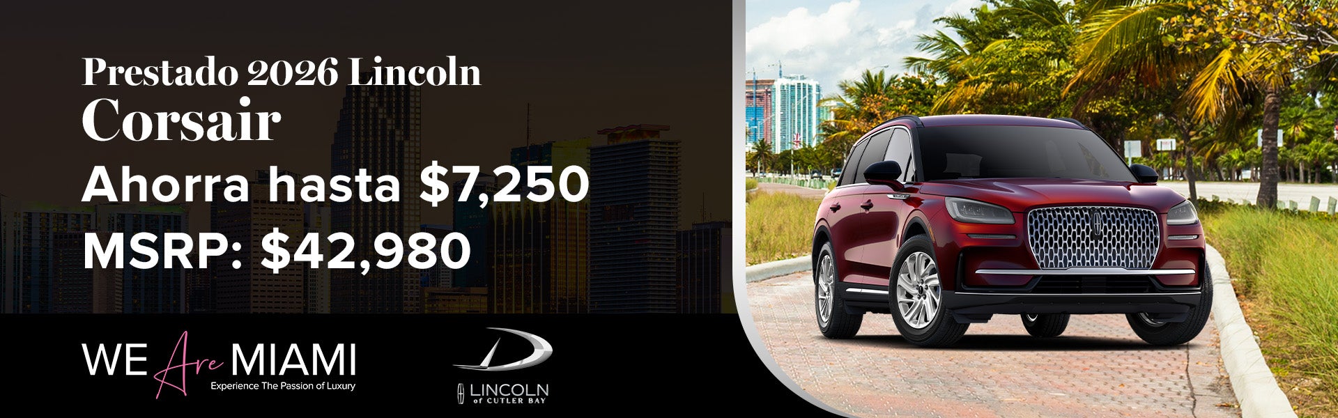 2026 Lincoln Corsair Vehículo Prestado