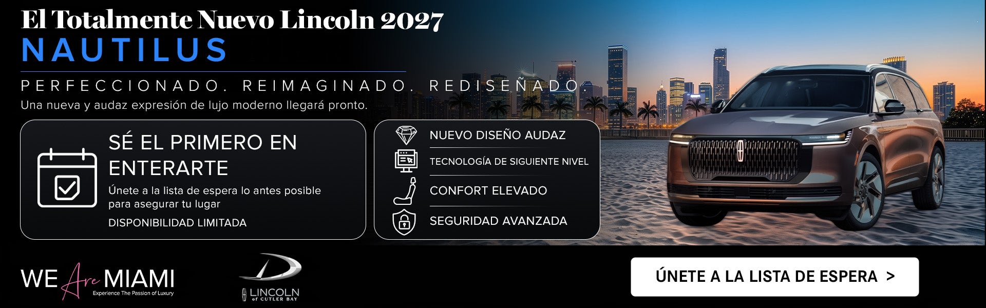 The Totalmente Nuevo Lincoln 2027 Nautilus
